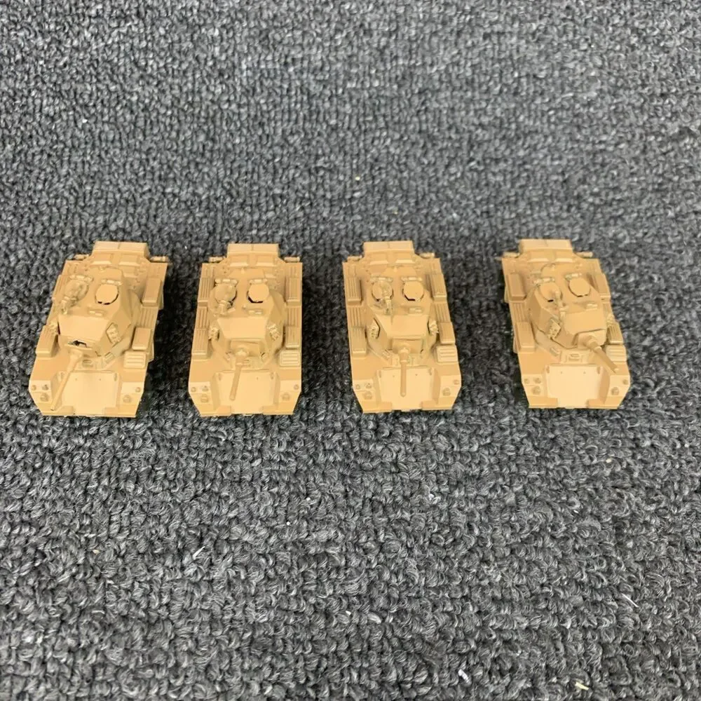 Lot of 9 Roco WW II HO Scale Military Vehicles Saladin Anti-aircraft APC